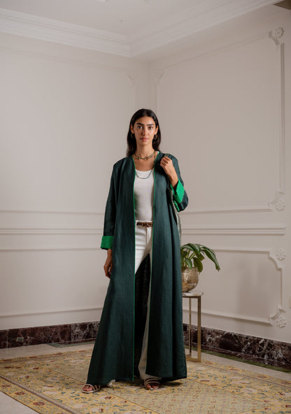 Classic Two-Tone Abaya