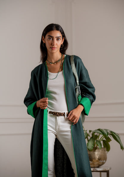 Classic Two-Tone Abaya