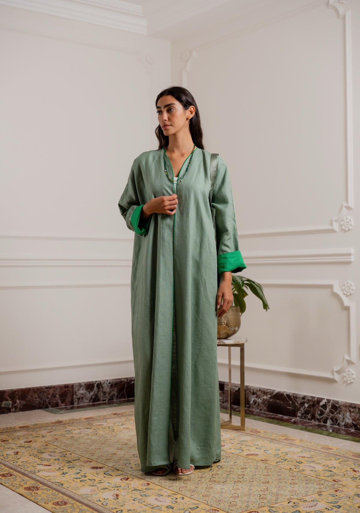 Classic Two-Tone Abaya