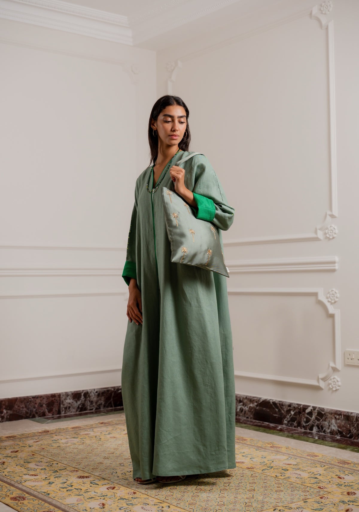 Classic Two-Tone Abaya