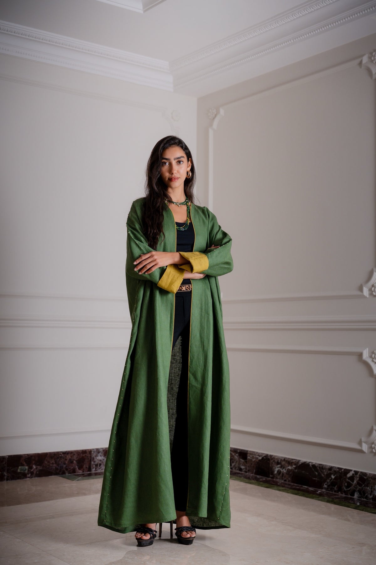 Classic Two-Tone Abaya