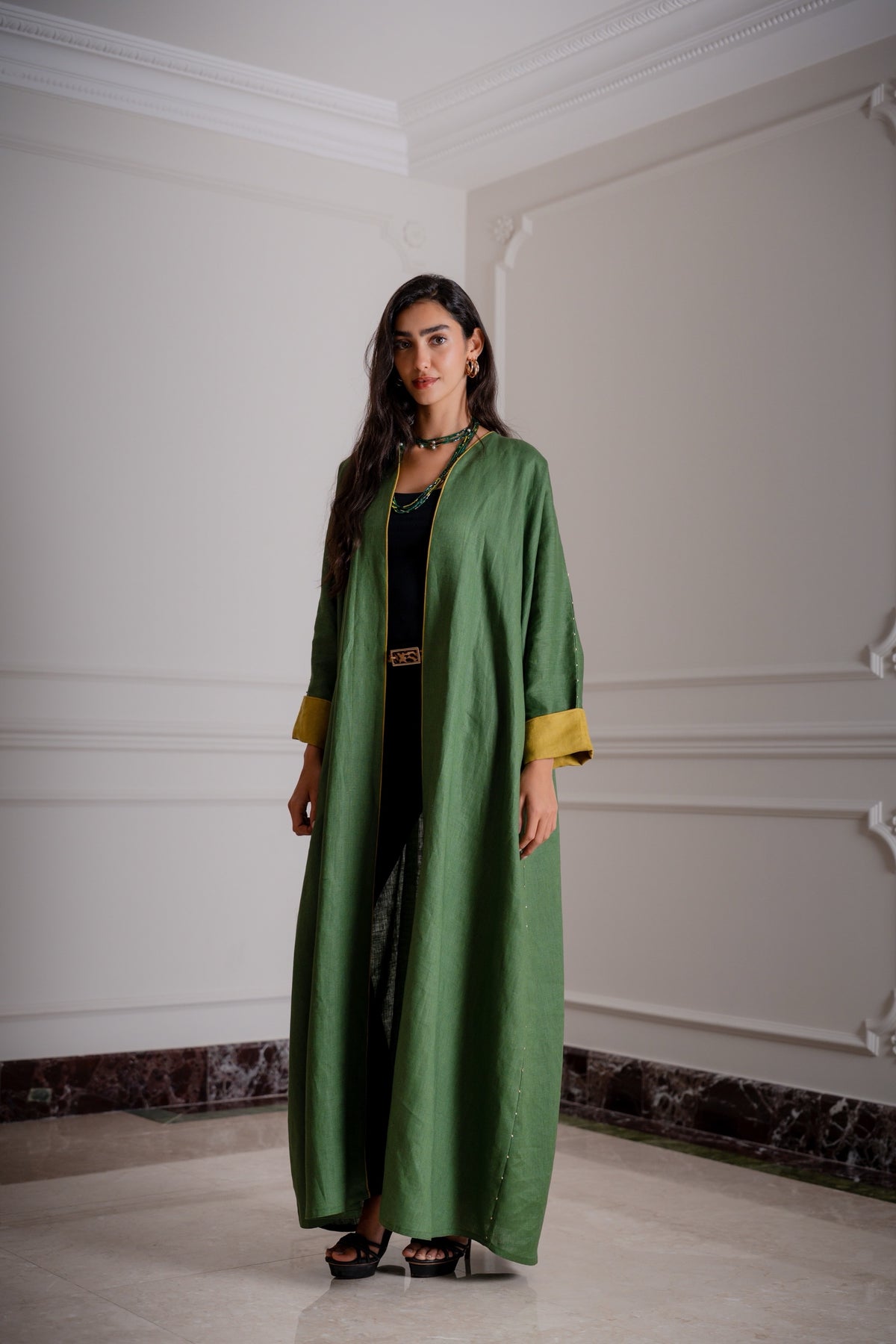 Classic Two-Tone Abaya