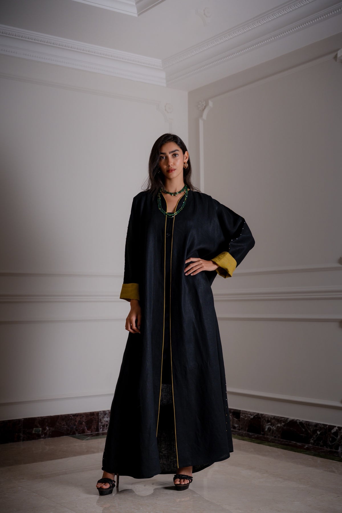 Classic Two-Tone Abaya