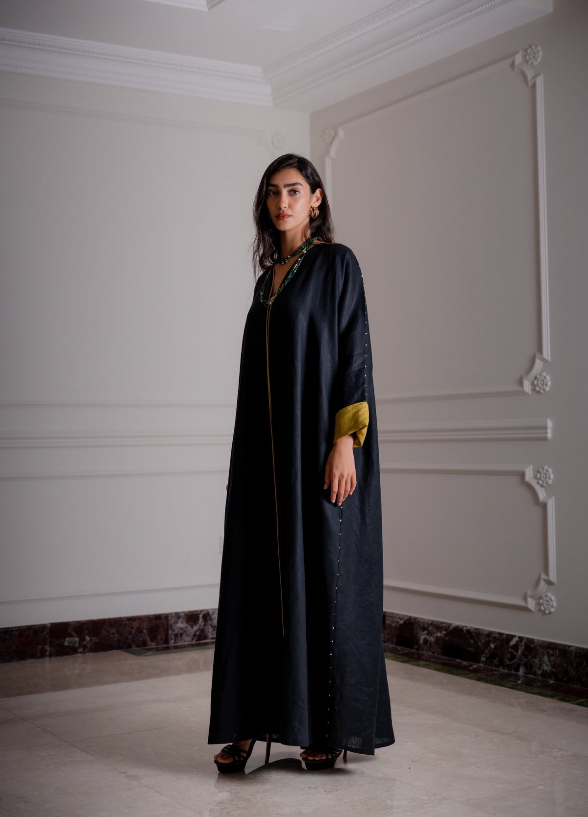 Classic Two-Tone Abaya