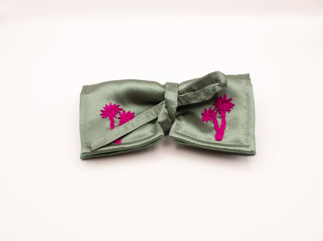 حافظة نظارات - نقشة نخيل