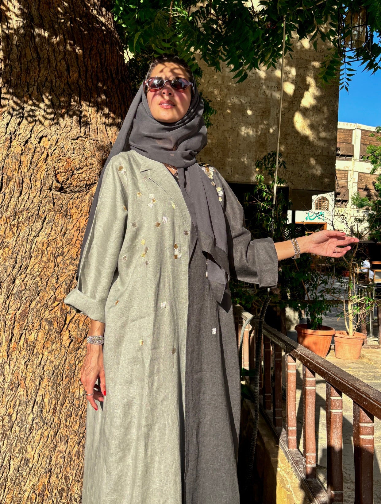 Half &amp; Half Abayas